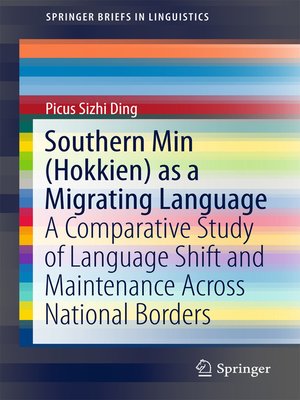 cover image of Southern Min (Hokkien) as a Migrating Language